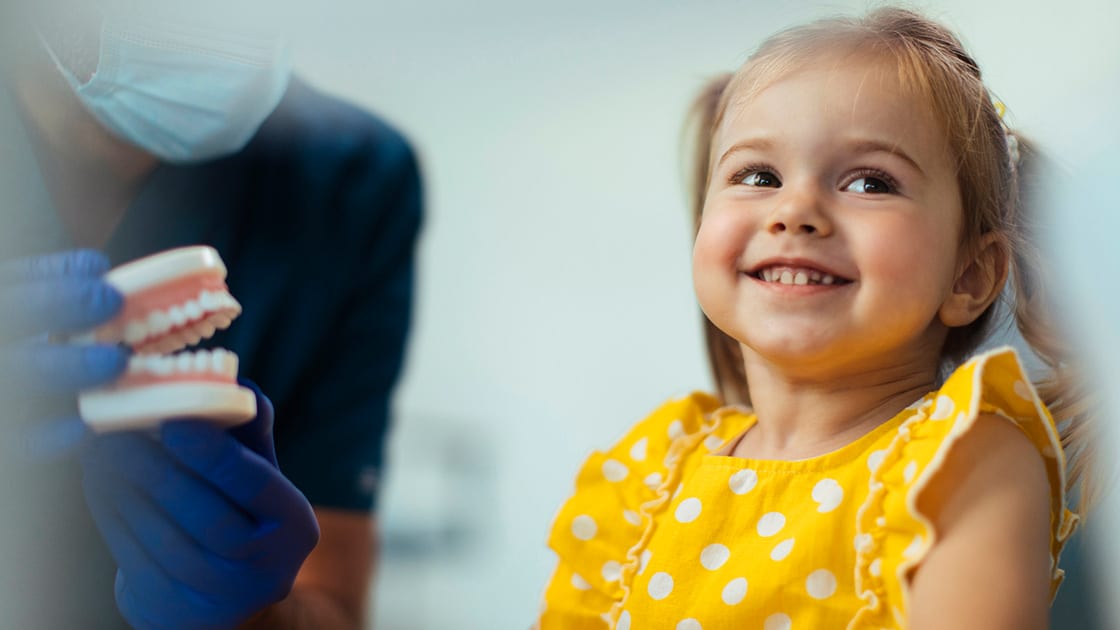 Girl at Dentist