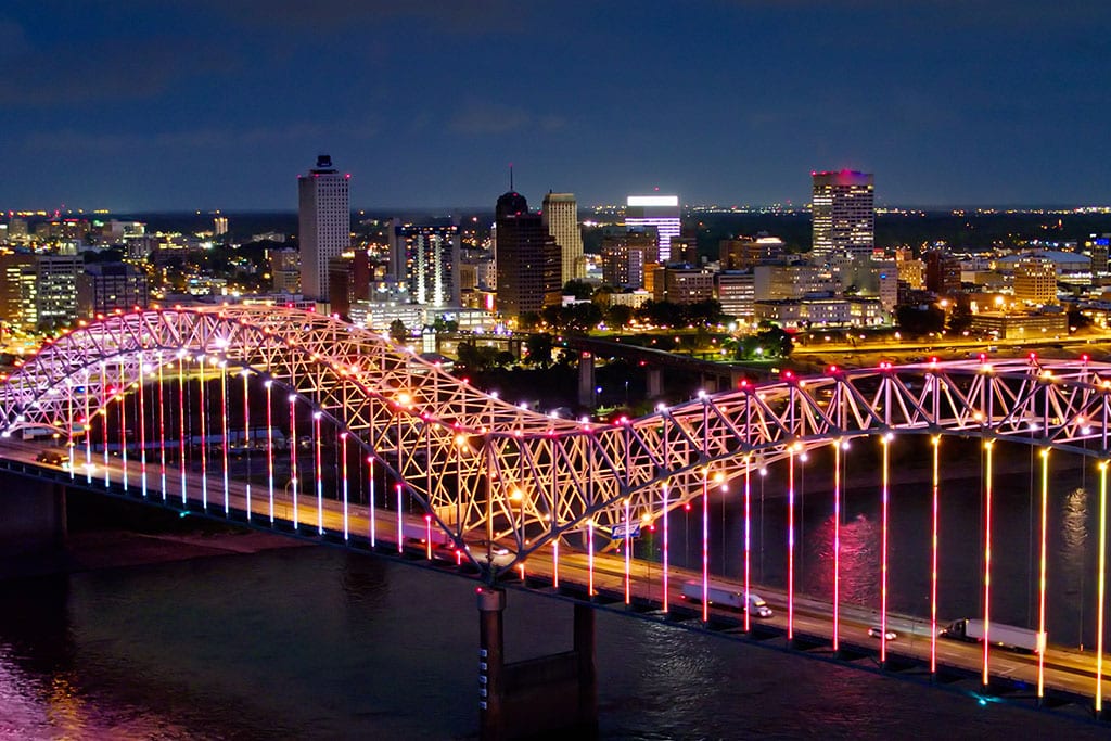 Memphis Tennessee night